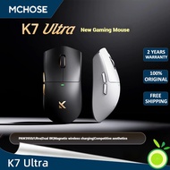MCHOSE K7 Ultra Three Mode PAW3950 Lightweight Dual 8K Wireless Game E-sports Office Mouse