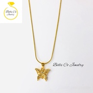 Necklace stainless gold