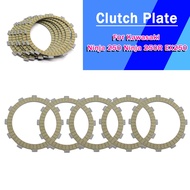 For Kawasaki Ninja 250 Ninja 250R EX250 Motorcycle Accessories Clutch Friction Steel Plates Kit