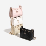 Bucket Female Shoulder Bag Fragrant Style New Small Single 2026 Grid Draw Hundred Chain Commuter Bag