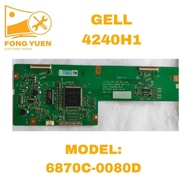GELL TV TCON BOARD OR RIBBON 4240H1