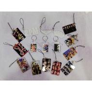 H/P STRING TRANSPARENT & T-SHIRT KEYCHAIN KPOP TEEN TOP BTOB SNSD T-ARA BAP BEAST 2PM SUPER JUNIOR K