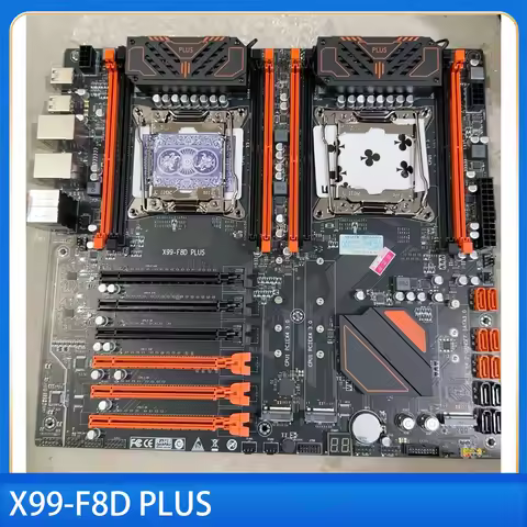 For HUANANZHI X99 Motherboard E5 2680 V4 *2 LGA 2011-3 DDR4 X99-F8D PLUS