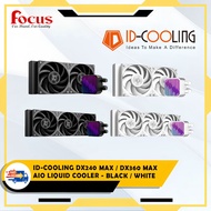 ID-COOLING DX240 MAX / DX360 MAX AIO LIQUID COOLER - BLACK / WHITE