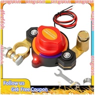【D&F】12V-24V Car Battery Power-Off Switch, Manual Anti Leakage Protector, Positive and Negative Pole