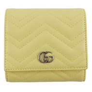 【日本直送】 ર GUCCI GG Marmont 錢包 雙摺短夾 598629 皮革 女仕【二手品】