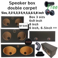 6X9 inch, 5 inch, 6inch, 6.5 inch, 8inch twins speker box carpet double (6x9) 60cm-22cm-17cm,5, 6, 6