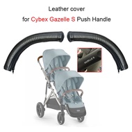 PU Leather Cover For Cybex Gazelle S Stroller Handle Buggy Push Bar Mom Handrail Protective Case DIY