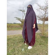 French Khimar fashionable butterfly wolfis model