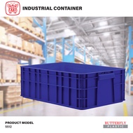 Plastic Stackable Industrial Crate (L580mm X W373mm X H193mm) Industrial Basket / Industrial Contain