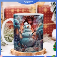 《penstok》 Christmas Mug Home and Office Mug Festive Christmas Ceramic Mug Perfect for Coffee Tea Water Home Office Use Xmas Pattern Great Gift Idea