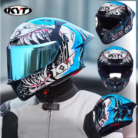 HOT Original KYT TT-REVO Motorcycle Helmets Sport Touring Full Face Helmet ECE2206 DOT Casco Para Mo