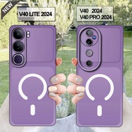 Vivo V40 case and Vivo V40 Pro case and Vivo V40 Lite case _Clear Black Flexible Silicone case