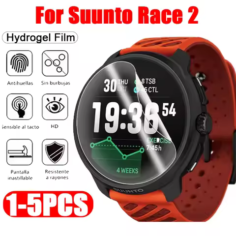 1-5PCS TPU Hydrogel Film For Suunto Race 2 Full Cover Soft Screen Protector Smart Watch For Suunto R