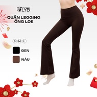 LYB Women's High Waist Flared Pants, Women's Flared Elastic Pants, Cool Stretch, Flared Gym Pants fo