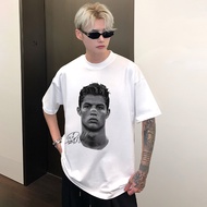 TeeTwoOne Cristiano Ronaldo American Vintage Print T-Shirt "Cristiano Ronaldo" 1 Cotton Fabric Comfo