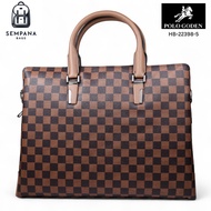 POLO GODEN 22398-5 Premium Laptop Sling Bag / Messenger Bag Adjustable Laptop Bag for 14 Inch Laptop