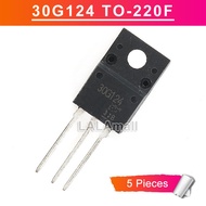 5pcs Original 30G124 TO-220F GT30G124 TO-220 430V/200A IGBT Transistor