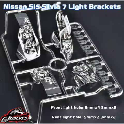 RC 1/10 S15 Silvia 15 10 LED 5mm/3mm Light Brackets fit 1/10 PVC PC shell body S15 Silvia 7 ABS Elec