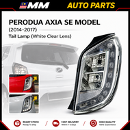 Lampu Belakang LED WHITE ALBINO Perodua Axia SE Advance 2014 2016 2020 Year Rear LED Tail Light Lamp