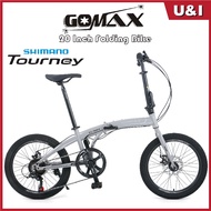 GOMAX CLASH 20" (406) SHIMANO 7 Speed Folding Bike / Basikal Lipat SHIMANO 7 Speed