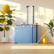 【Bags & Luggage Pro】 Dark blue mini square Eastern Airlines luggage20Inch Female18Can be taken on a 