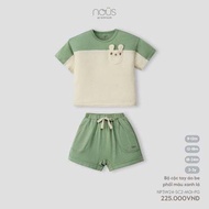 [ NOUS SS25 ] - NOUS short sleeve set for babies 0M 2Y - 13A - 6M 9M 12M 18M 2Y - F.T6B - ZZZ - NF12