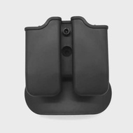 Double Magazine Holder Universal 9mm .40 Mag Holster for Glock 17 Beretta M9 M92 USP Paddle Magazine