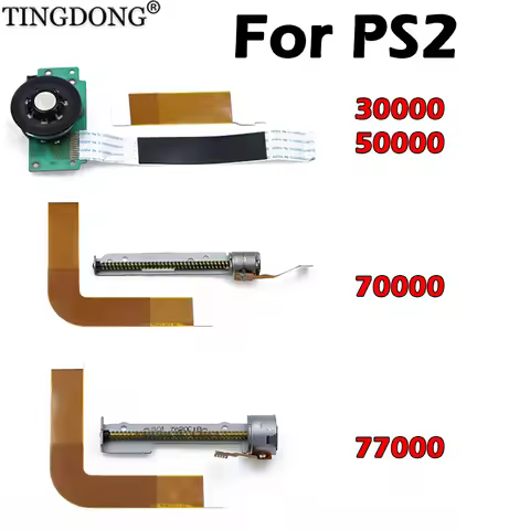 1Set For PS2 Spindle Motor + Laser Ribbon Cable For PS2 SCPH-30000 50000 70000 77000 Console Optical