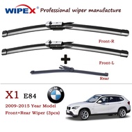 BMW X1 Front and Rear Wiper Blade E84(2009-2015)24+19in BMW Special Wiper E84 from Wipex wifer
