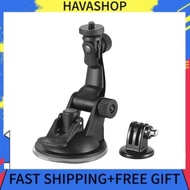 havashop Action Camera Accessories Car Suction Cup Mount + Tripod Adapter for  7/6/5/4 /YI
