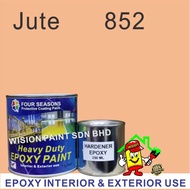 jute 852 1L ( 1 Liter ) Four Seasons / New Epoxy Floor Paint / Heavy Duty Coating - new mici epoxy Finishes