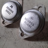 Part Transistor 2N 3055 2N3055 and MJ 2955 MJ2955 Motorola Original NOS Electrical Equipment
