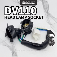 DEMAK DV110 HEAD LAMP SOCKET FRONT DEPAN LAMPU KEPALA SOCKET WIRE WIRING DV 110 (S)