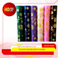 Fiber Plastic Plate for BATIK FLOWER Fence Cover Plastic Fence Cover/