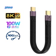 SAMO USB C To Type C 20V/5A Flexible Fast Charging Cable USB 4.0 Gen3