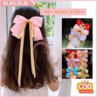 Korean Girls' Hair Clips Large Cloth Ribbon Models Cute Korean fashion women's hair accessories impo