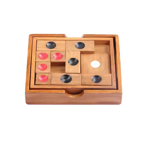 Sliding Puzzle For Kids Adults Huarong Road Brain Teaser IQ Games Educational Intellectual Developme