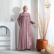 Jubah muslimah gamis dress/ Tunik Blouse kekini/ Shafira Maxi Milo| Dres Oversize/ Pakaian muslim wanita/ By AM
