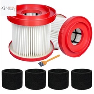 2Pack 49-90-1900 HEPA Filter for  Cordless  Vacuum 0780-20 0880-20,with 4 Foam Sleeve Filters&1 Brus