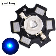 YVETTMY 25PCS LED Chips, Ultraviolet Chip 395nm-400nm 3W LED Chips, Compact Aluminium Base 25PCS 3W 