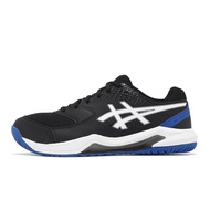 Asics Tennis Shoes GEL-Dedicate 8 Men's Black Blue Wide Last Low-Top [ACS] 1041A410002