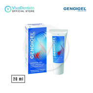 GENGIGEL (TUBE 20ml) - 0.2% Hyaluronic Acid Topical Gingival Gel for Wounds Singaw Mouth Sores Gingi