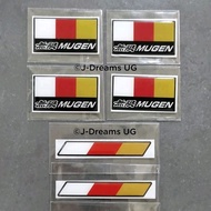 JDM 3-Color Bar Sticker for Honda City Civic HRV Jazz GN2 GN5 Hatchback GM6 FB FC FE GD GE GK GK5 Mugen Tricolor Potting