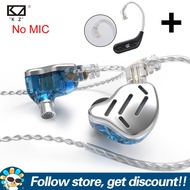 KZ ZAX Metal Earphone Add KZ AZ09 HD Module C Pin Bluetooth 5.4 Dual Channel Monitor Cable Noise Can