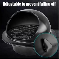 Wall air vent black grille ducting Stainless exhaust air vent 100-150