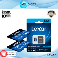 Lexar 256GB / 512GB High Performance 633x micro SD Card SDHC UHS-I Cards BLUE Series
