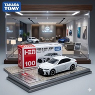 Luxury Sports Sedan Model - Tomica No.100 Lexus IS 350 F Sport (Box)