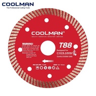 Coolman T88 7801 Continuous Turbo Rim Blade Cutting Disc 4" 105MM (DIA) x 5.5MM (T) x 20MM (BD)