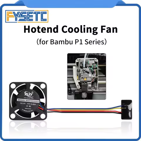 For Bambu Lab X1/P1 Series 2510 Hotend Cooling Fan High Quality 3D Printer Fans Replacement Parts fo